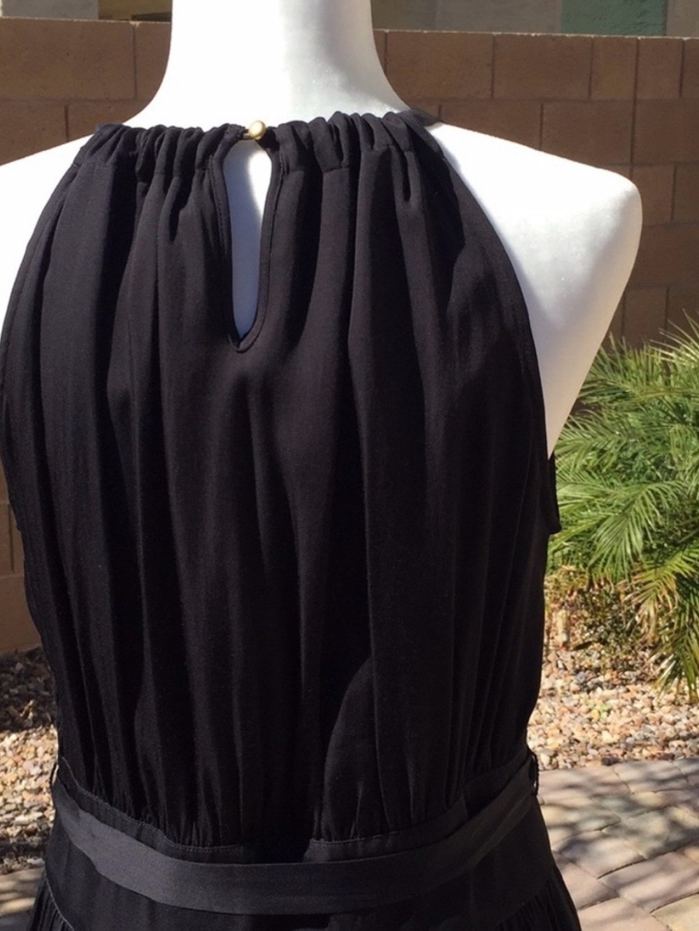 Tommy Bahama Black Maxi Dress, Size 8 - Picture 4 of 11